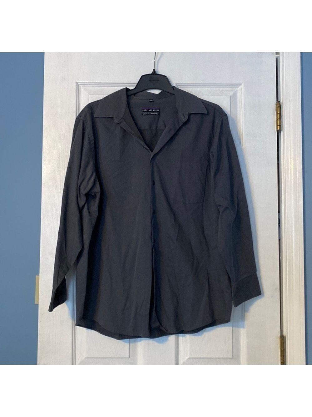 Geoffrey Beene mens button down; size 17, 32/33